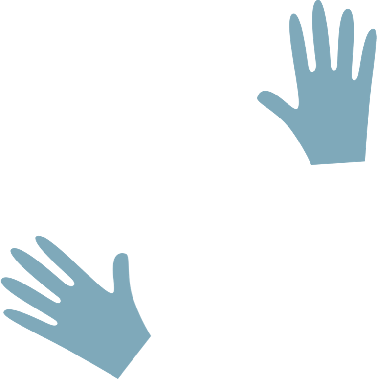 Dad Dancing step 2 hands and feet graphic